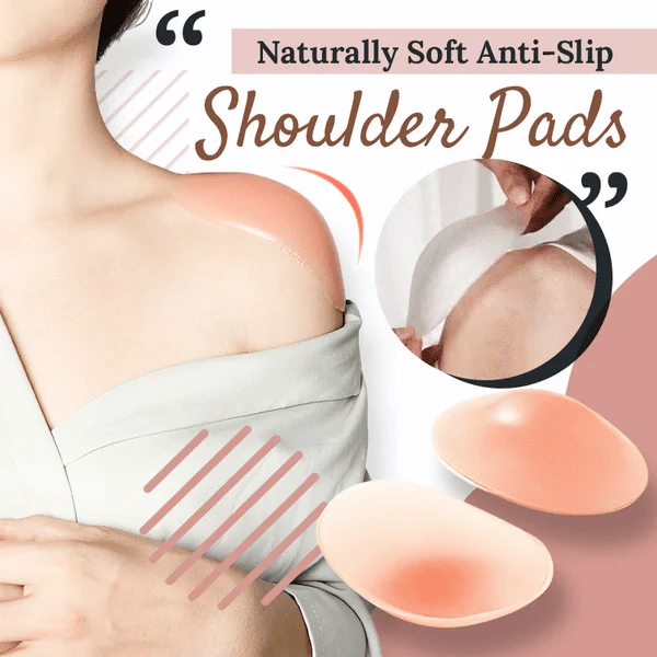 Naturally Silicone -Transparent Anti-slip Shoulder Pads(1 Pair)