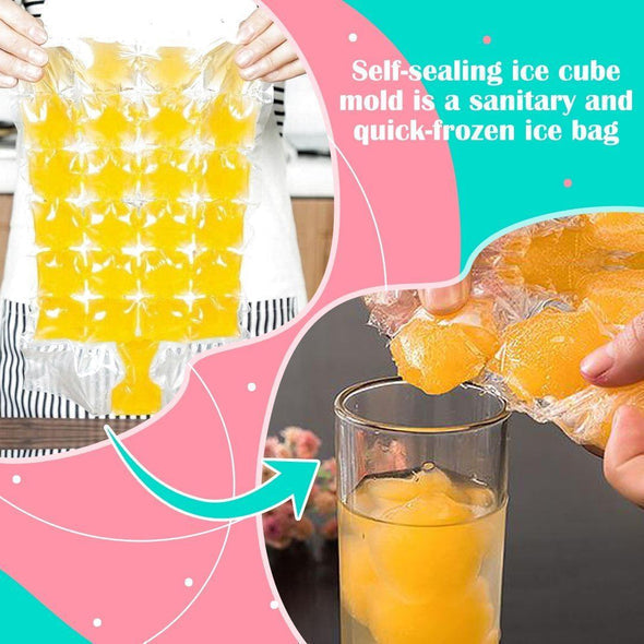 10Pcs/Pack Disposable Ice Making Bag šWith Free Foldable Funnel