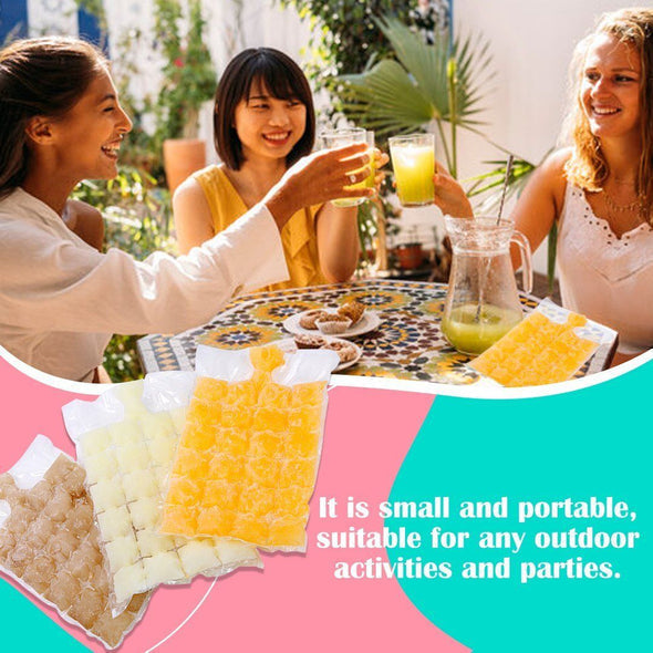 10Pcs/Pack Disposable Ice Making Bag šWith Free Foldable Funnel