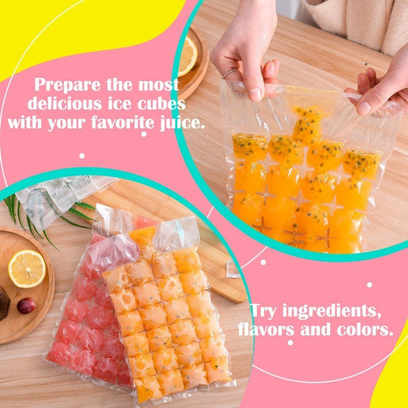 10Pcs/Pack Disposable Ice Making Bag šWith Free Foldable Funnel