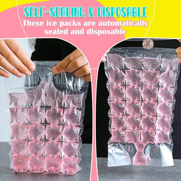 10Pcs/Pack Disposable Ice Making Bag šWith Free Foldable Funnel