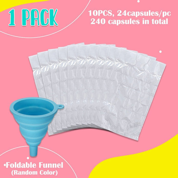 10Pcs/Pack Disposable Ice Making Bag šWith Free Foldable Funnel