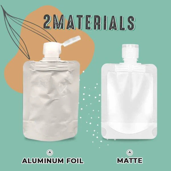 Portable Reusable Squeeze Pouches (6 Pack)