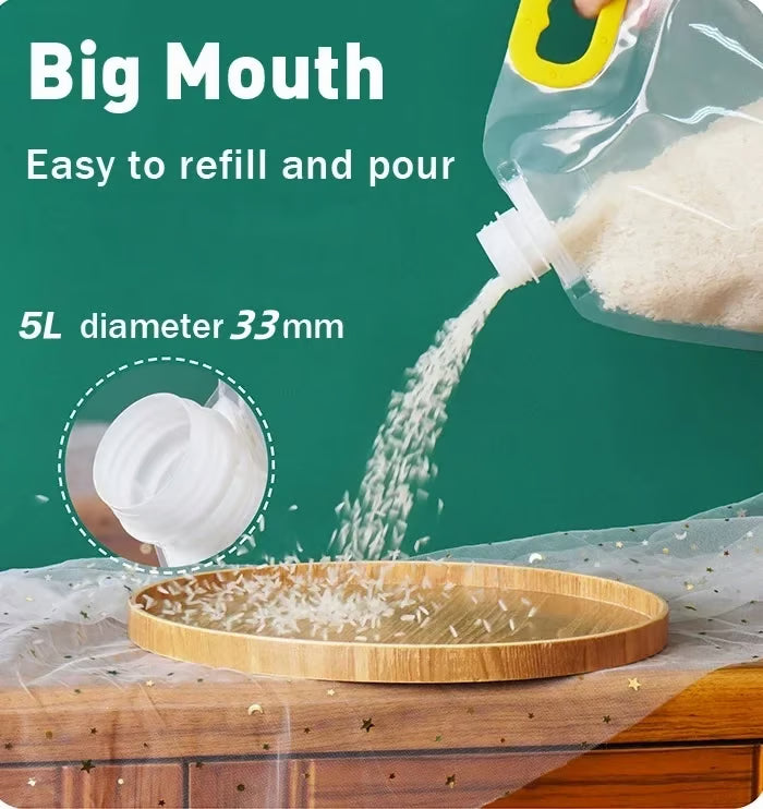 Large Capacity Cereal storage Bag(3Pcs/Set)