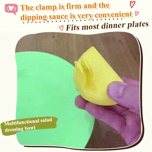 Multifunctional salad dressing bowl