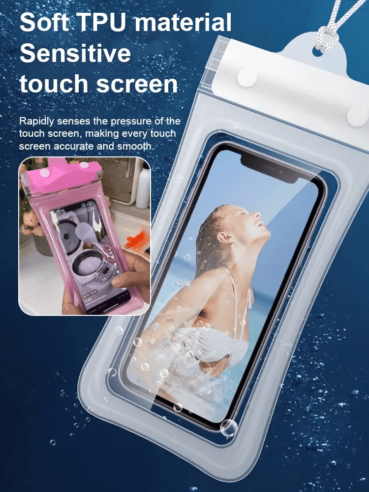 Strong waterproof Mobile Phone Touch Screen Drift Airbag Protective Bag