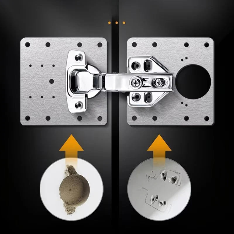 Heavy Duty Hinge Repair Plate with Screws for Cabinet Door & Wardrobe -🔥 Summer Sale