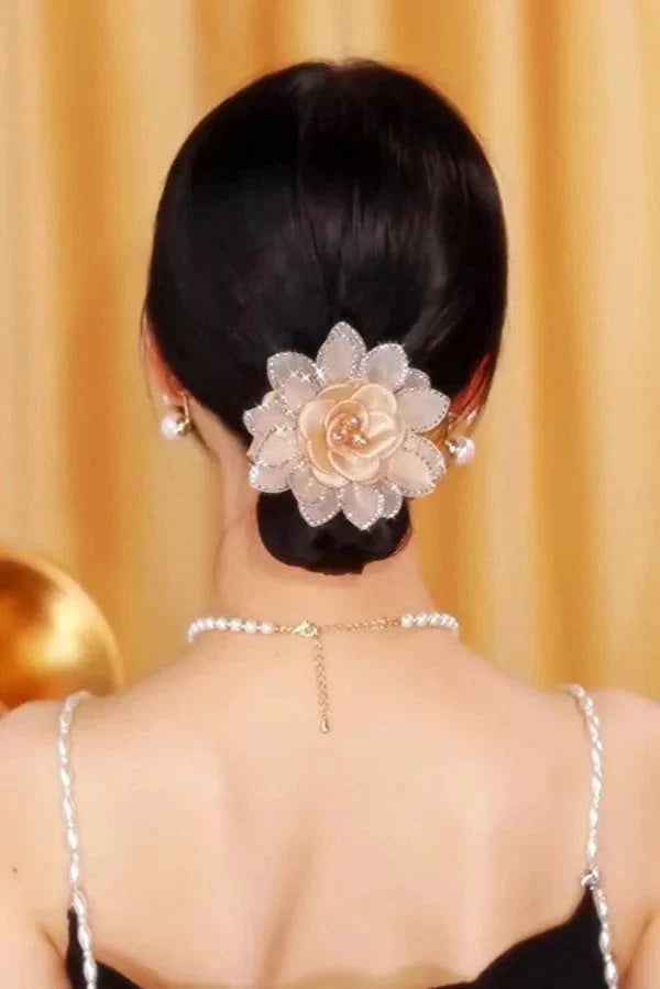New Flower Bead Hair Band