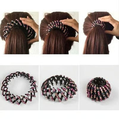 🔥Rhinestone Bird's Nest Hairpin