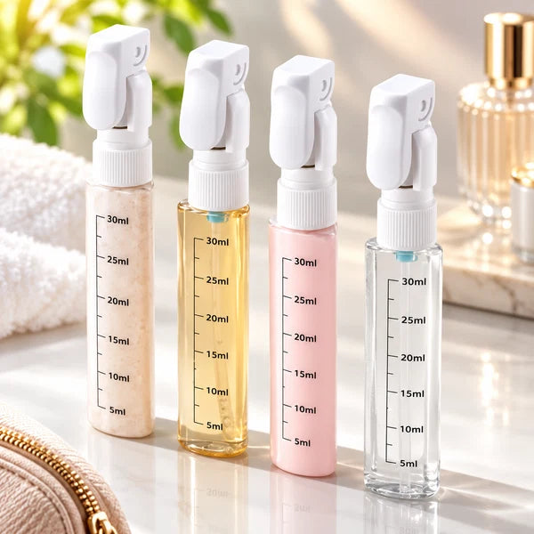 4-in-1 Refillable Travel Dispenser Bottles
