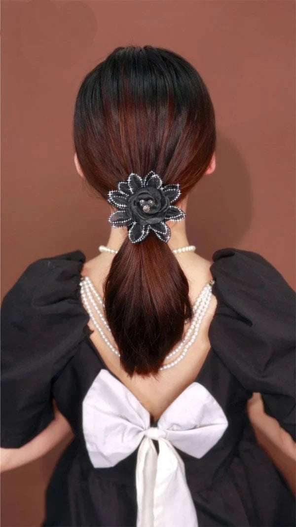 New Flower Bead Hair Band