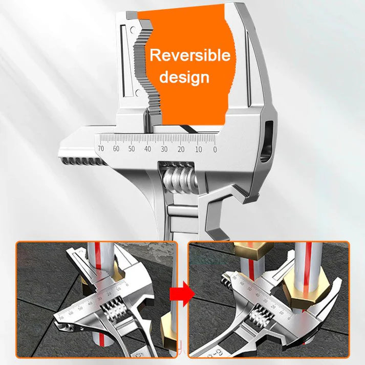 ⏳Limited time 50% discount💥Reversible sink wrench with 6-68mm jaw opening