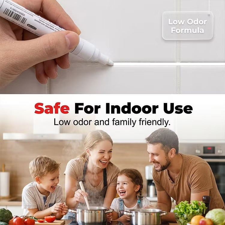 ✨ Waterproof Tile & Grout Repair Marker | Oil-Based Paint Pen