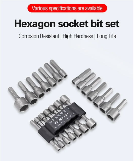 Hexagon Socket Bit Set