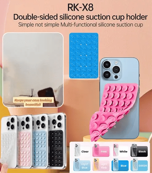 Magic Silicone Phone Suction Cup Stickers