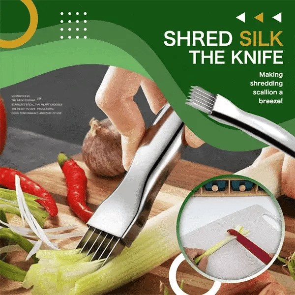 🔥Stainless Steel Shred Silk The Knife