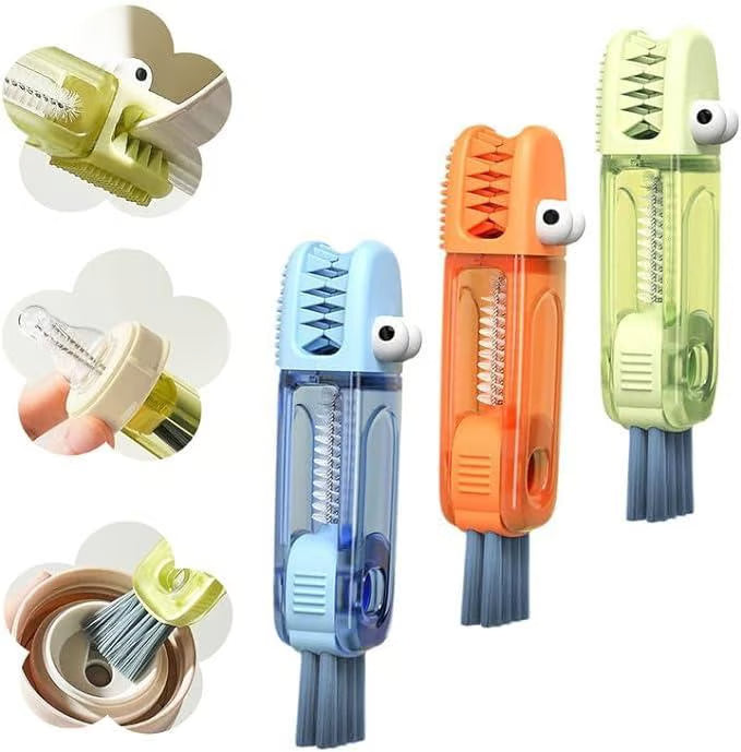 🧼 3-In-1 Multi-Function Gap Cleaner, Kitchen Cleaning Brush, Portable Cleaning Brush