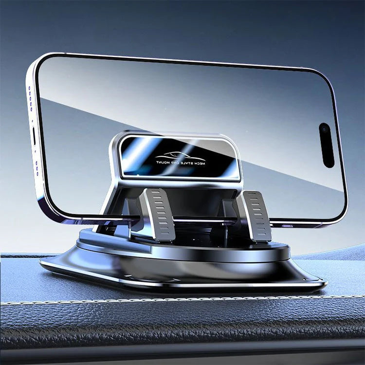 360° Car Phone Holder 🏆 – Rock-Solid Suction, Fits All Phones 🔄