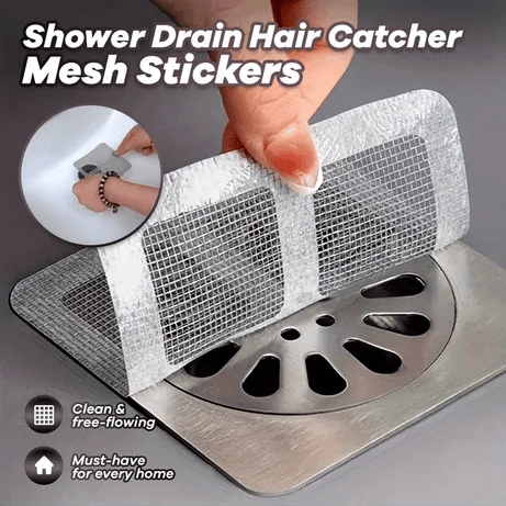 (Pack of 30) Multifunctional Disposable Self Adhesive Floor Drain Sticker Patch