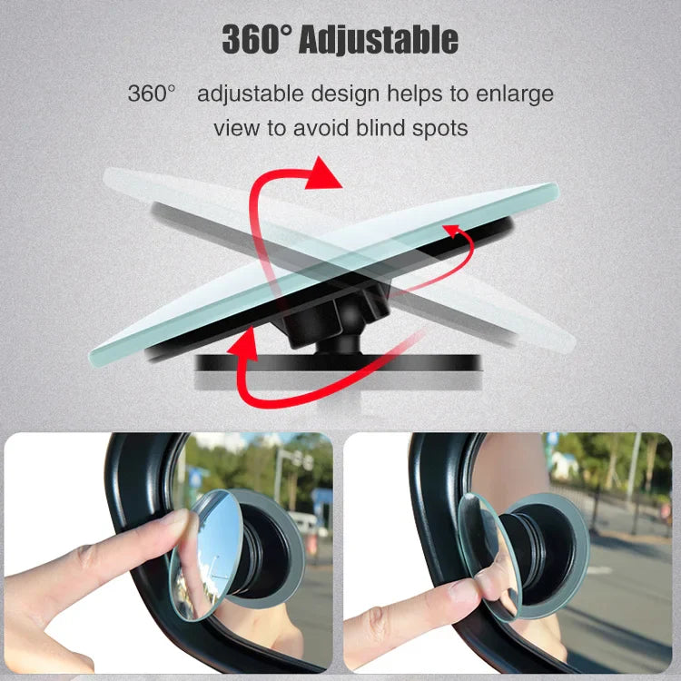 360° Rearview Blind Spot Mirror (2 Pcs)