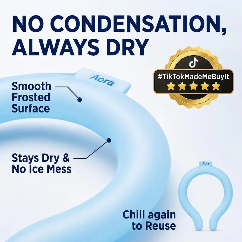 Reusable PCM Material Summer Cooling Neck Ring