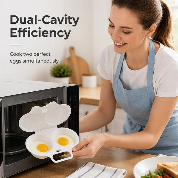 Microwave Egg Poacher Dual