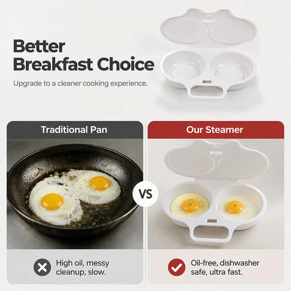 Microwave Egg Poacher Dual
