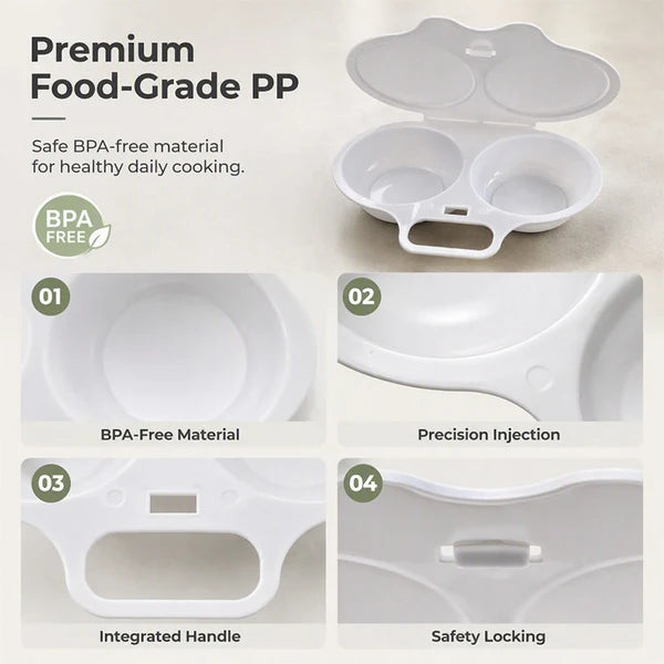 Microwave Egg Poacher Dual