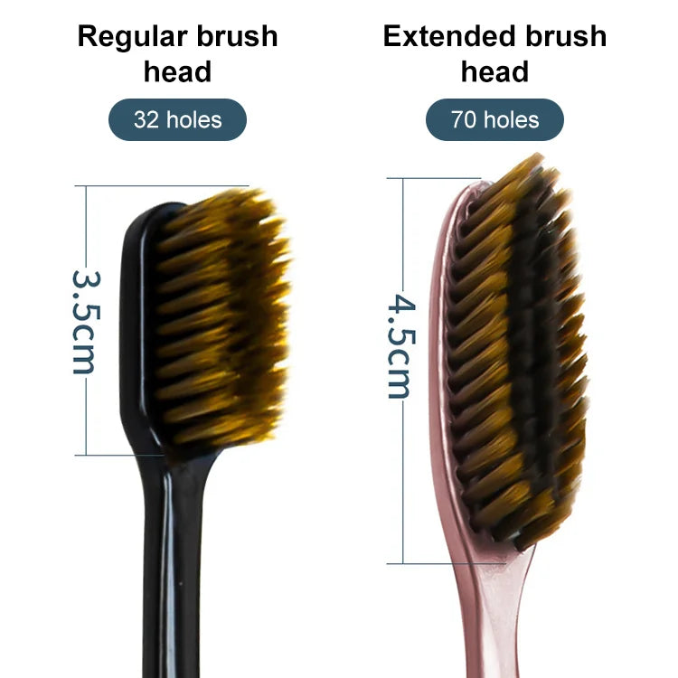 Lazy Soft Bristle Big Head Toothbrush⚡