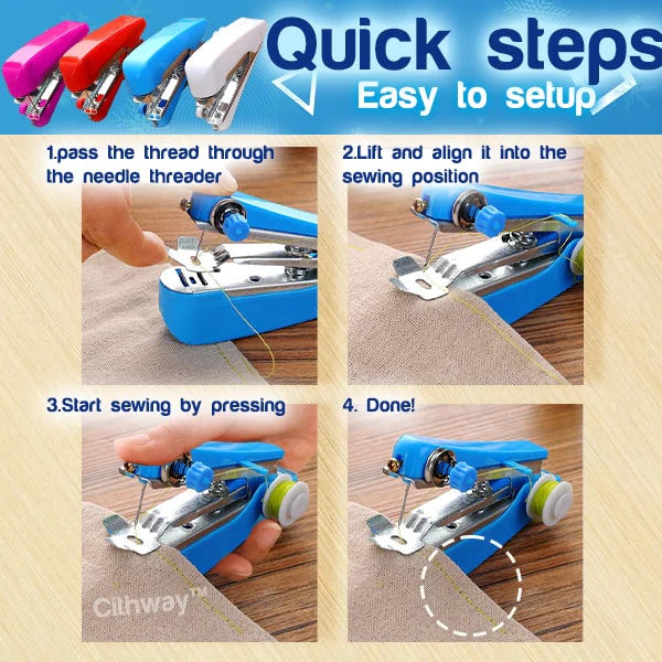 Portable Handheld Manual Sewing Machine