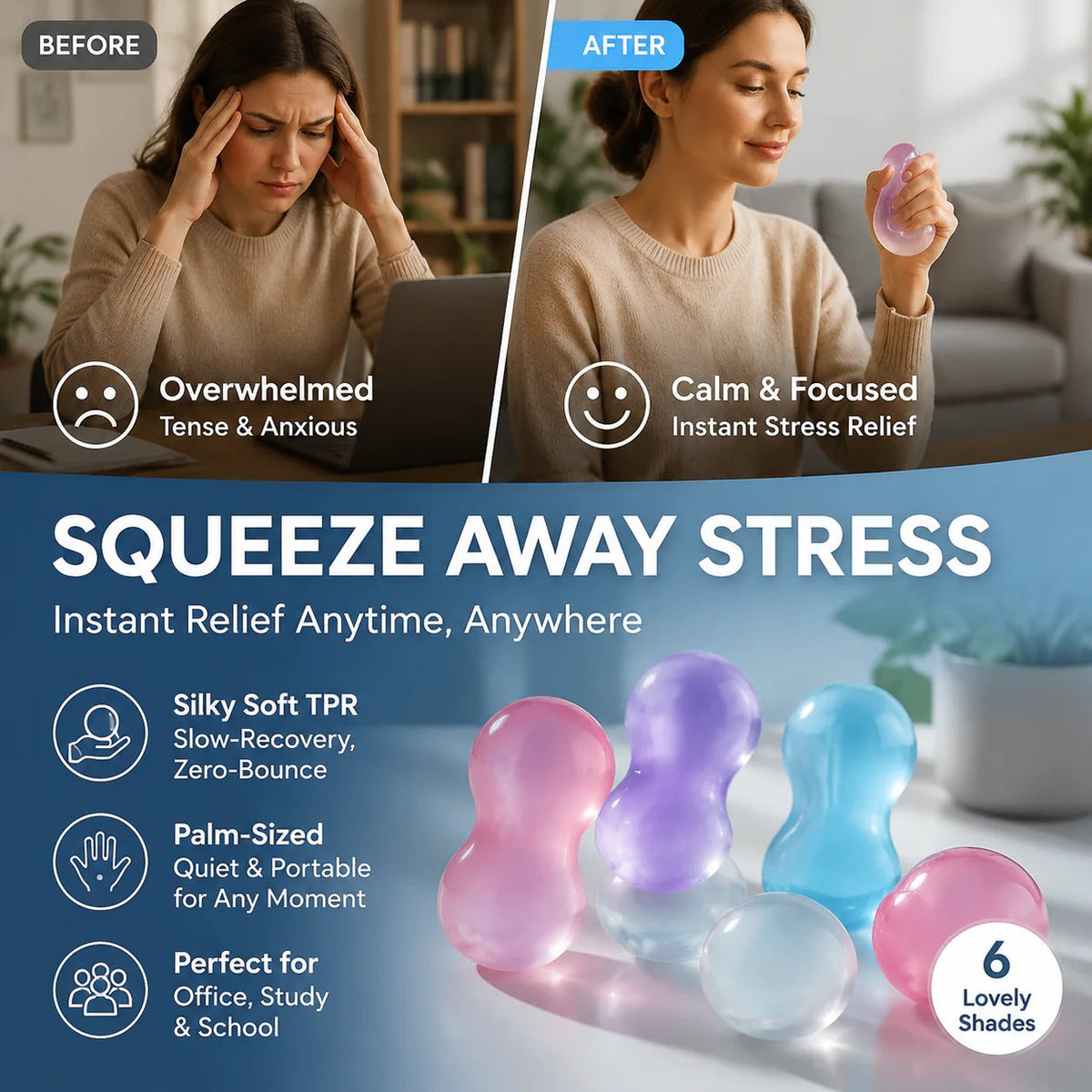 💯🥳2026 HOT SALE🥳✨Stress Relief Squishy Toy Ball