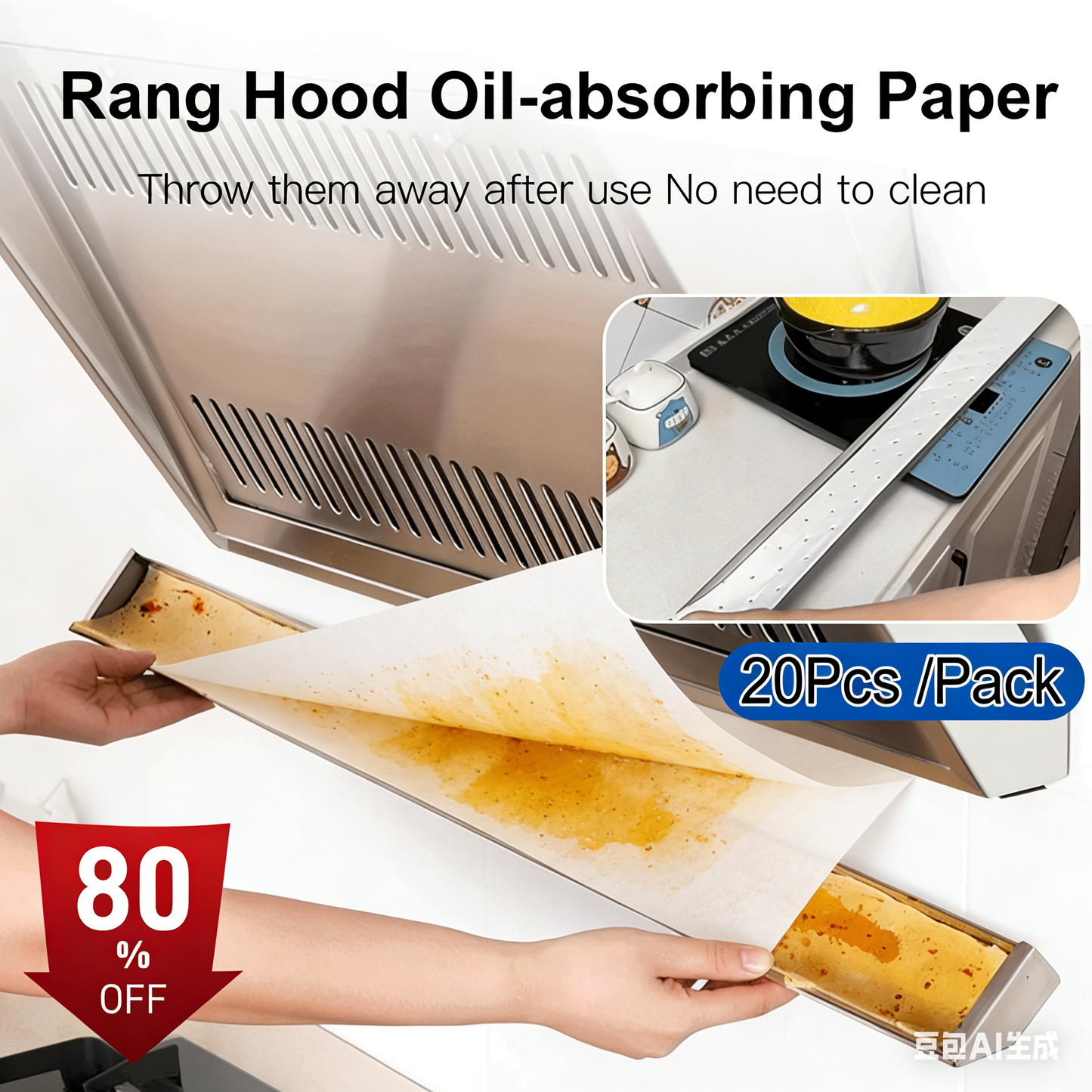 Rang Hood Oil-absorbing Paper