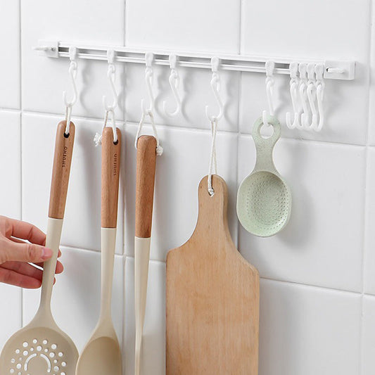 No-Drill Slidable Track Organizer Hooks