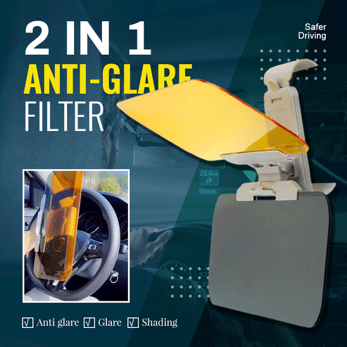 2 in 1 Anti-glare Filter🚗