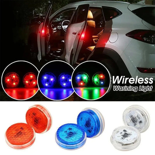 Universal LED warning light for car doors