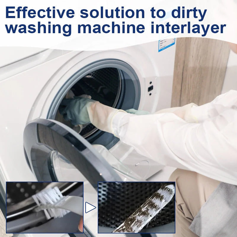 🧼360° Rotating Washing Machine Cleaner! Reach Every Moldy Corner🌀🚿