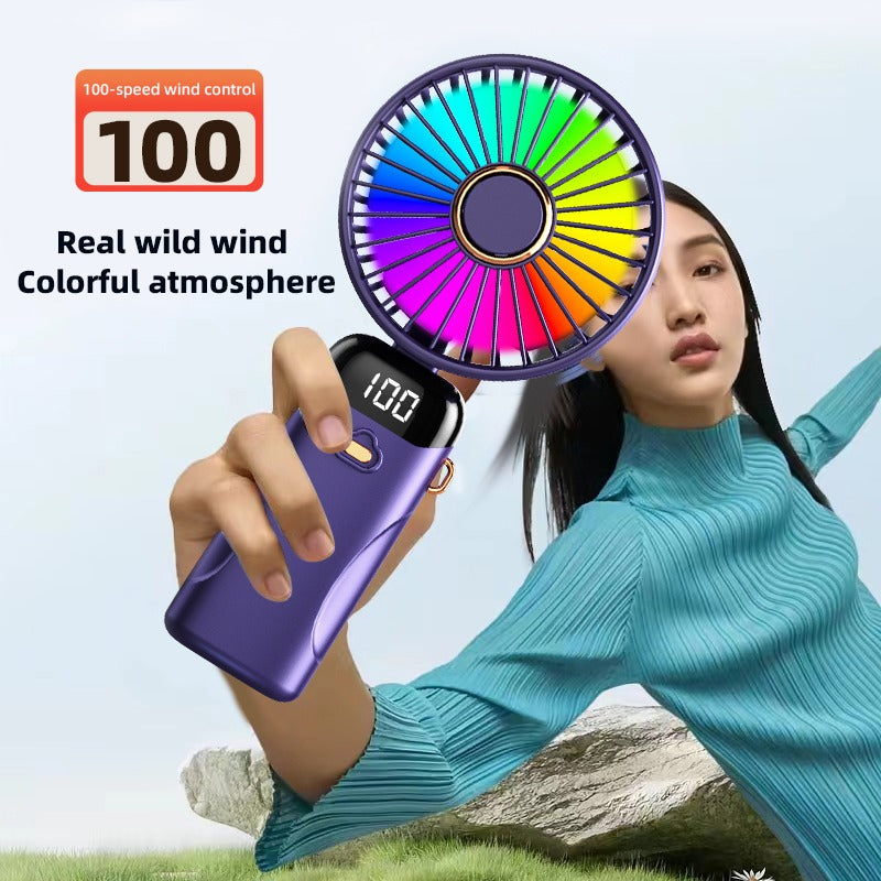 N20 Portable Hanheld Fan Rechargeable LED Fan