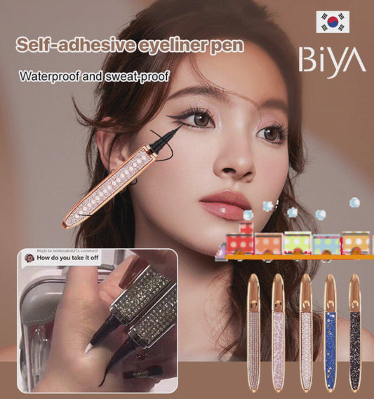Multi-purpose self-adhesive eyeliner pen